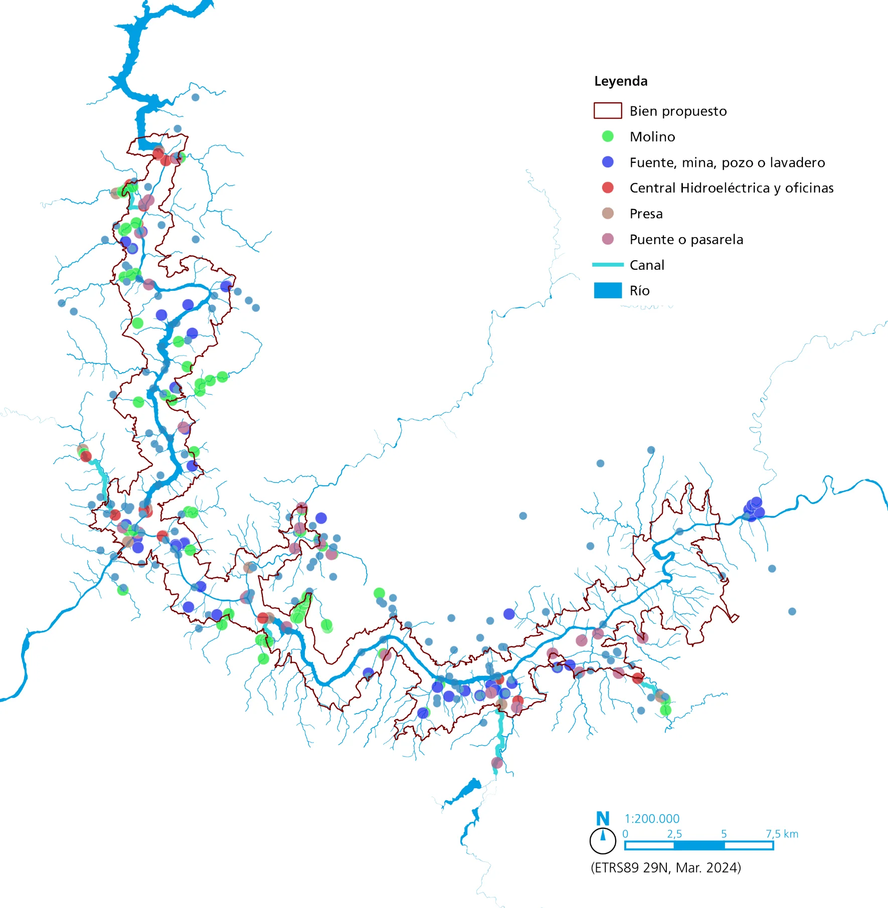 Gráfico de la sección