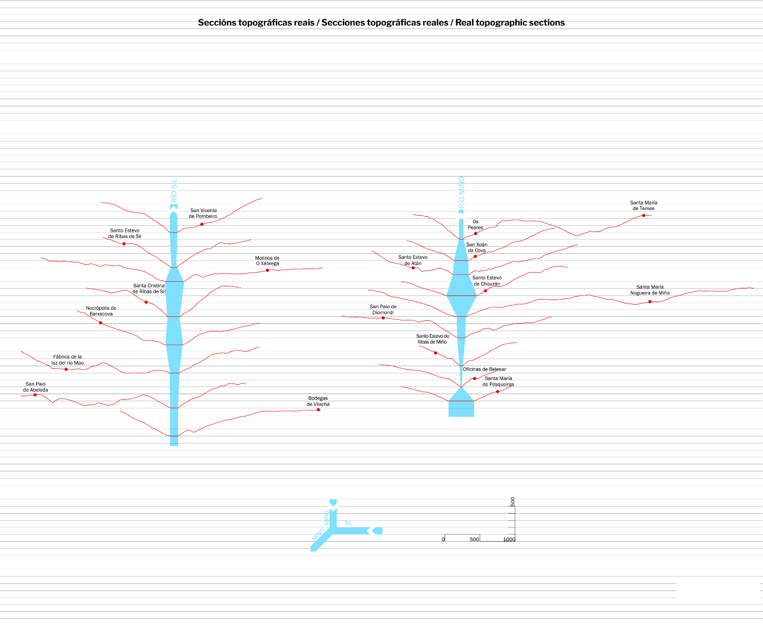 Gráfico de la sección